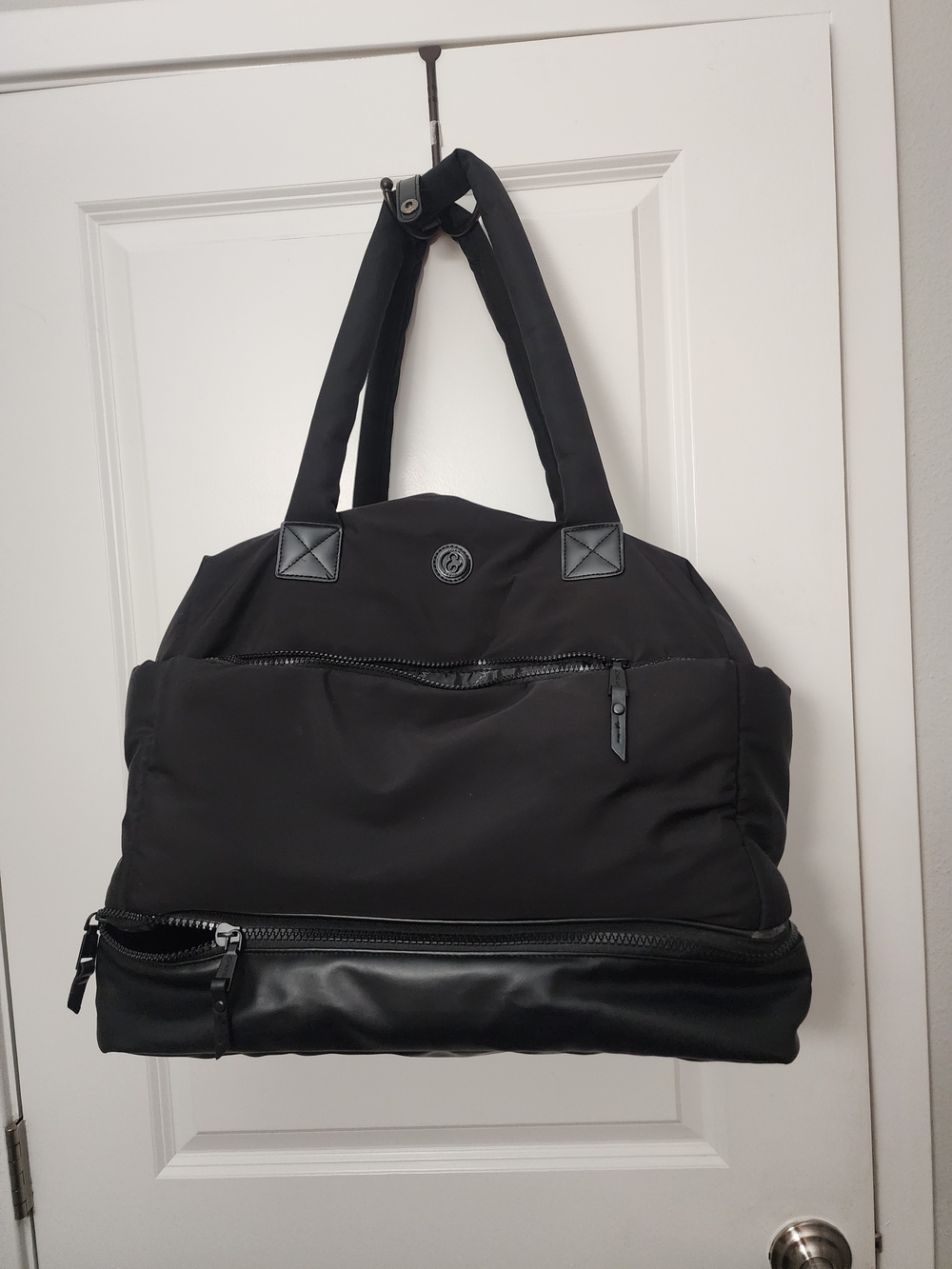 Joan & David Black Travel Tote Bag